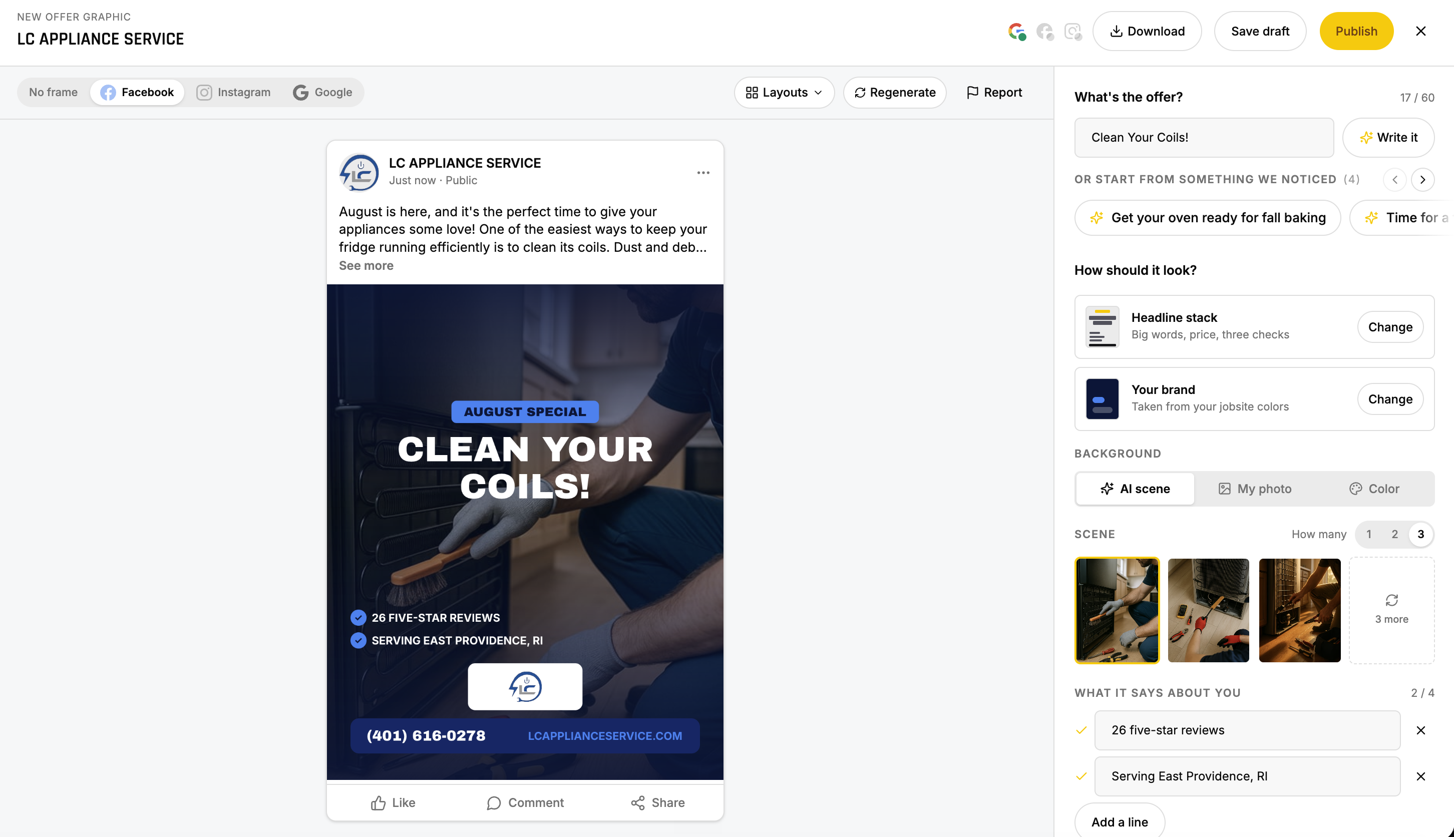 The social post composer